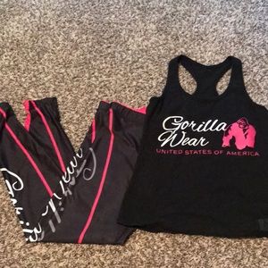 Workout legging and tank